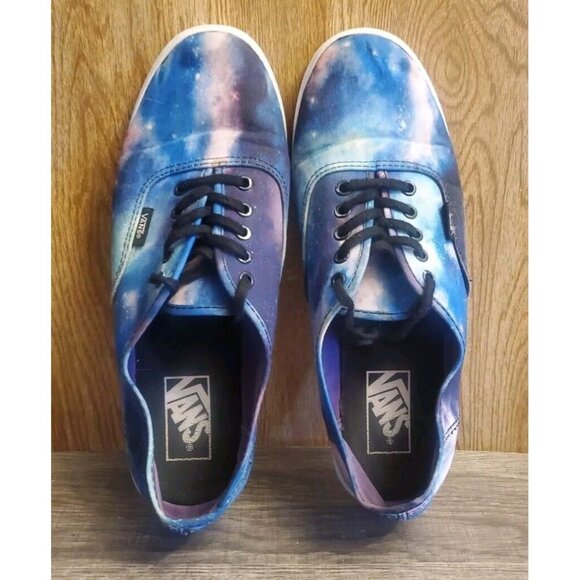 Vans Authentic Lace-up Low Top Sneakers Womens 10 Mens 8.5 Cosmic Galaxy - Picture 9 of 12